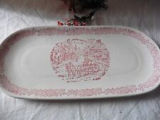 ANCIEN PLAT A CAKE  PORCELAINE