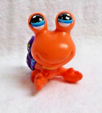LITTLEST PETSHOP LPS #2313 HASBRO CRABE ROSE VIOLET YEUX BLEU TROTTEUR MARCHE 