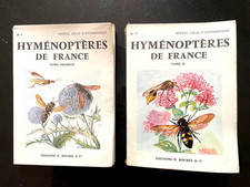 HYMÉNOPTÈRES DE FRANCE. TOMES I ET II. ENTOMOLOGIE - INSECTES - 1958 - PLANCHES