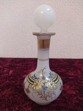Rare flacon en opaline de cristal décor Desvignes, XIXème siècle