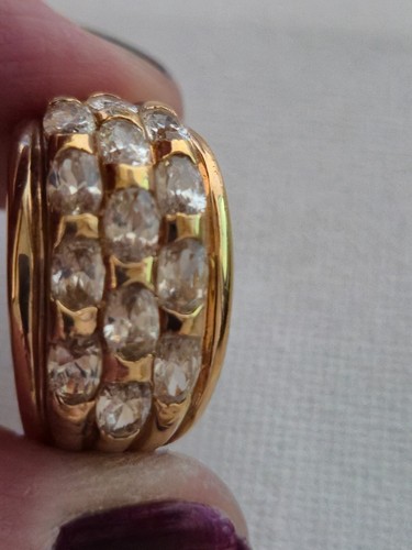 Bague vintage plaqué - bague,
