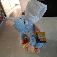 PELUCHE parlante -  DISNEY 35 cm  NEUVE - RATATOUILLE rémi chef cuisinier