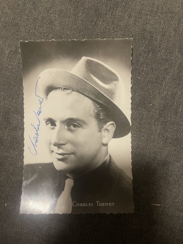Carte postale chanteur vintage - chanteur,