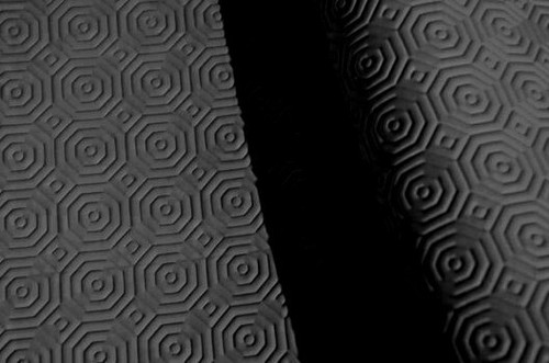 Sous nappe pvc noir genre - nappe,