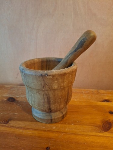 Mortier pilon bois - mortier,