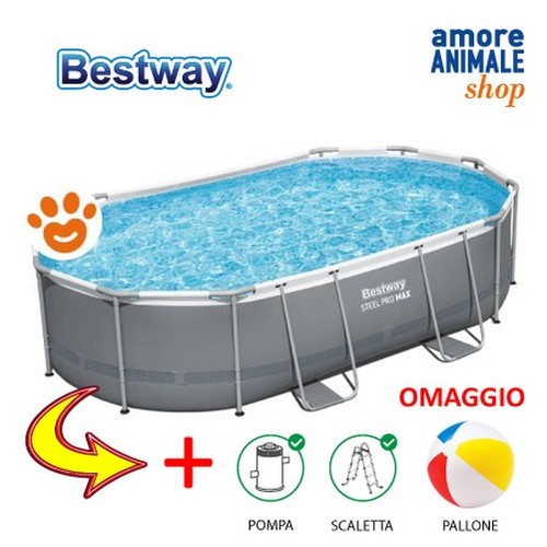 Bestway piscine hors sol ovale - hors,