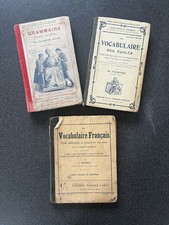 Ensemble de 3 Anciens Livres Scolaires - Cours Moyen Et Supérieur