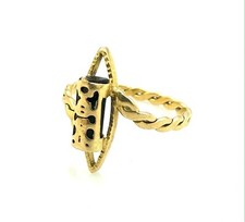 BAGUE OR 18 CARATS - Tiki -