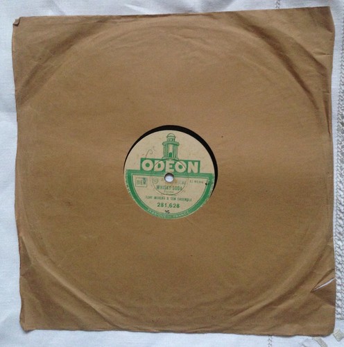 Disque odeon gramophone - disque, cm