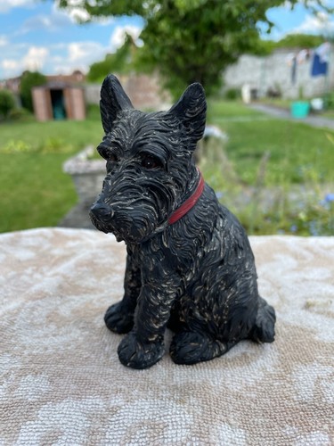 Figurine satuette chien fox - figurine,