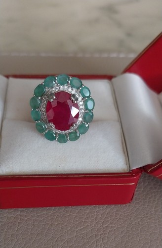 Bague ancienne rubis - bague,