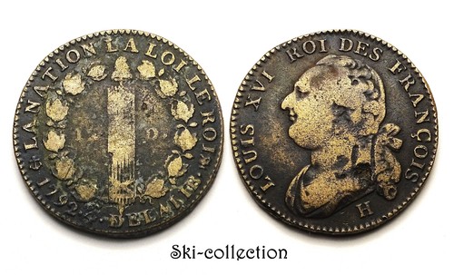 Deniers 1792 la - 12, h