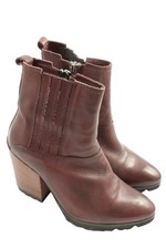 FELMINI Bottines à fermeture éclair Dames Bottines T EU 37 brun