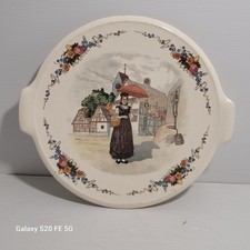 Plat Faience Sarreguemines