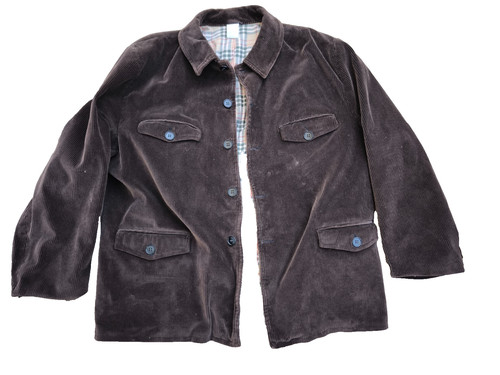 Veste rétro velours côtelé