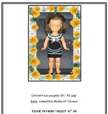 Fiche patron pdf n° MT4