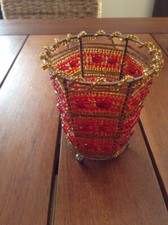 Porte Lampion En Perle Oriental - Partylite - Comme Neuf
