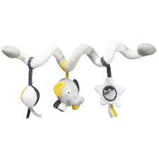 ㉕ - Spirale d'Activités Eveil Babyfan Eléphant  Gris Blanc Jaune Sauthon