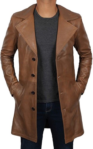 Manteau long cuir agneau - long,