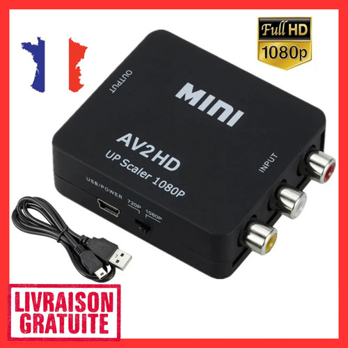 Convertisseur hdmi vers rca - vers,