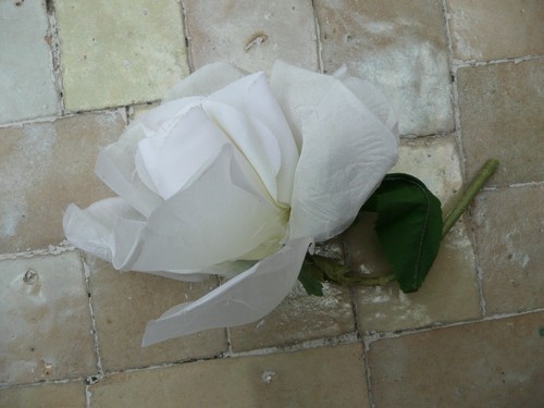 Parement ancien fleur en - parement,
