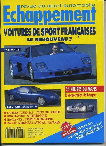 Echappement 285 1992 24h - n°285, 07/1992
