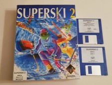 SUPERSKI 2 (jeu AMIGA) Microids 1992, FONCTIONNE, COMPLET avec livret, TRES RARE
