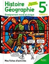 Mes fiches dactivités dHistoire Géographie EMC 5è... | Livre | état acceptable