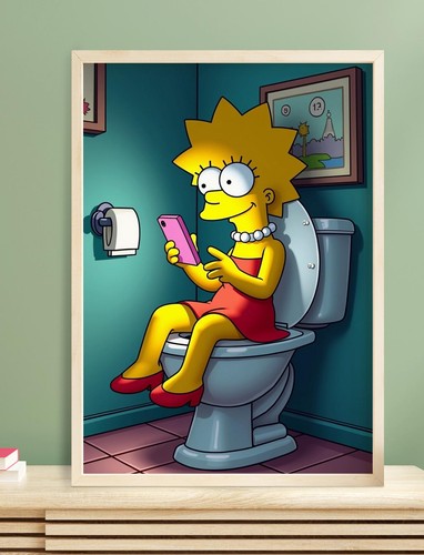 Affiche poster lisa - affiche, simpson