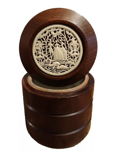Boîte ancienne bois et - ancienne,
