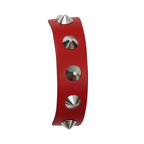 Bracelet cuir avec - avec, rivets