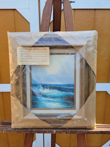 Vintage gailey framed oil - vintage,