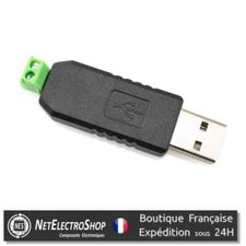 Convertisseur USB vers RS485 Adaptateur Bus Série RS-485 TTL ModBus PLC RPi