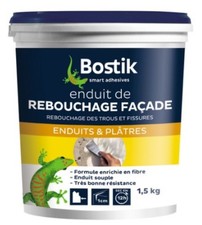 Enduit rebouchage spécial façade trous fissures pâte 1.5kg BOSTIK