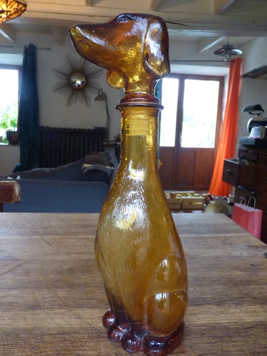 Bouteille forme chien - en, de