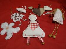 LOT=8 SUSPENSIONS ARTISANALES  POURarbre  NOEL OU DéCORATIONS,VITRINE ,MAISON