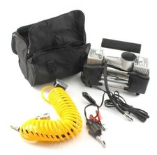 Compresseur Pour Voiture Camping-Car Fourgon 2 Cylindres 12V 85L 150PSI Avec Sac