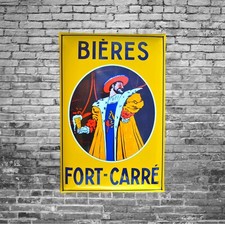 Plaque émaillée bières