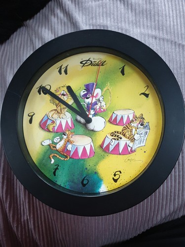 Pendule murale diddl horloge - murale,
