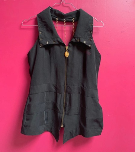 Veste vintage bandage chaînes
