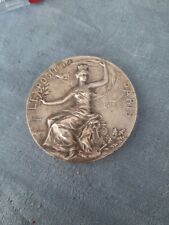 Médaille bronze Art Nouveau "