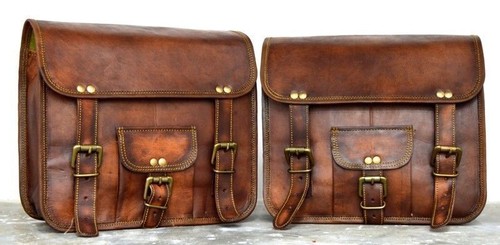 Pochette latérale moto - , cuir