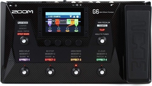 Zoom guitar multi effects - g6,