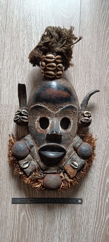 Masque dan patiné - dan, hauteur