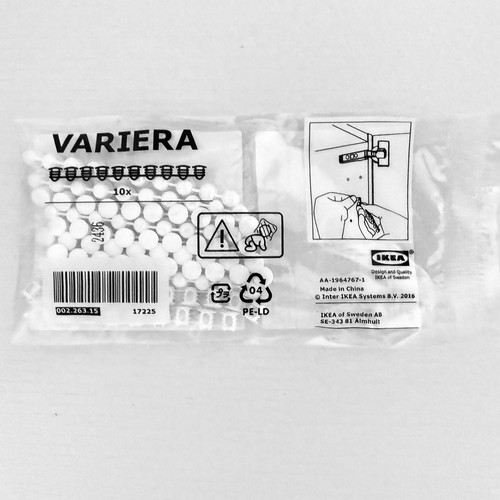 Ikea variera white cover caps - cover,
