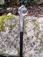 H5835  CANNE GRIFFE   DRAGON HEROIC FANTASY GOTHIQUE POMMEAU STEAMPUNK  CRANE