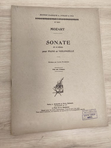 Ancien livre partitions mozart - livre,