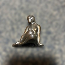 Statue sirène en métal