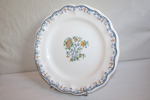 Plat rond faïence de gien - plat,