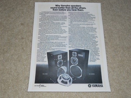 Yamaha speaker 1976 - yamaha,